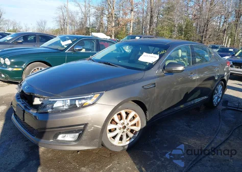 2015 Kia Optima Ex из США, поврежденный, VIN 5XXGN4A70FG397378